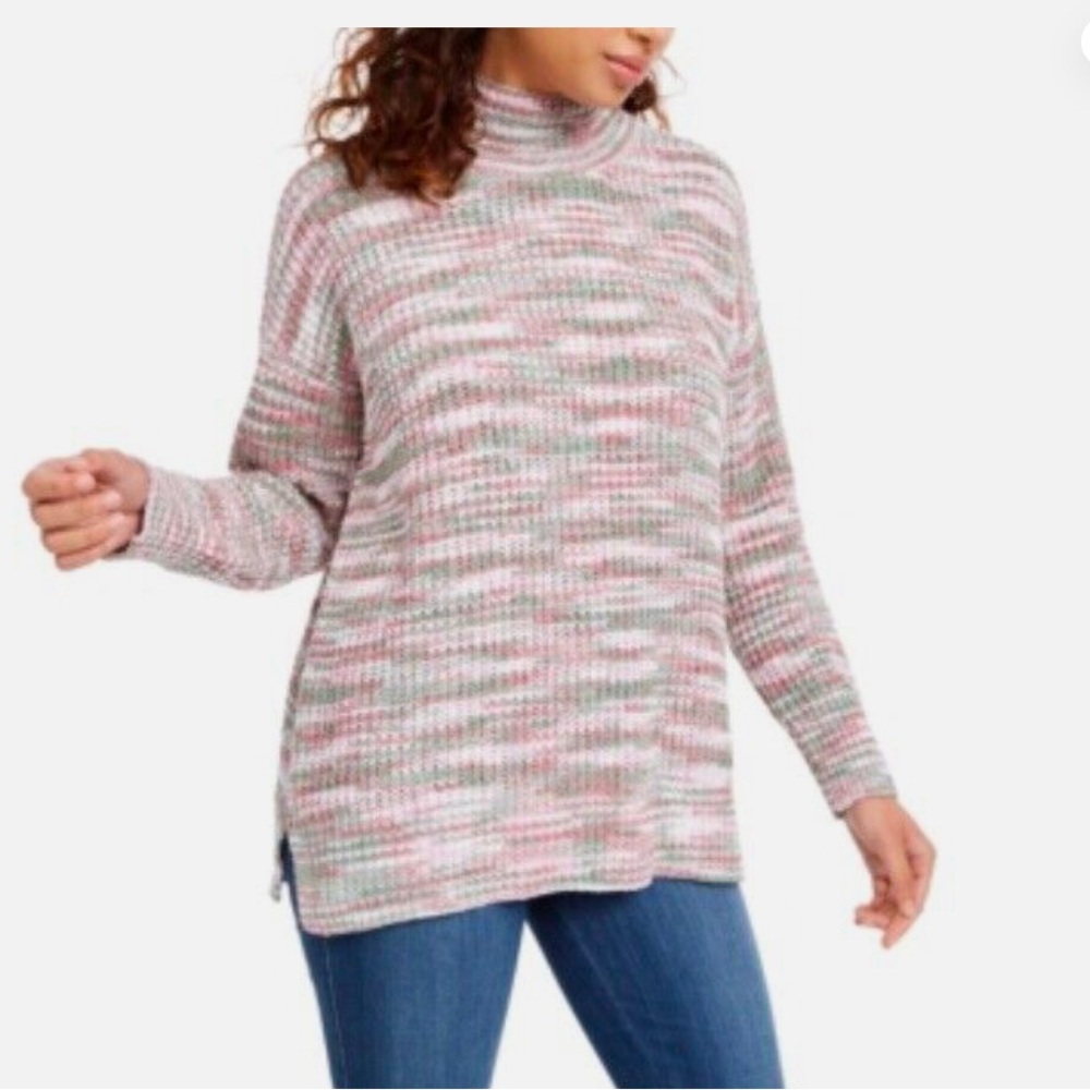 Hippie rose fluffy sweater